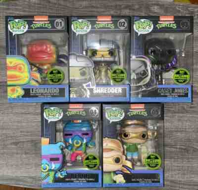 TMNT Funko Pop SET Royalty Legendary Grail Leonardo Casey Bebop Shredder Freddy