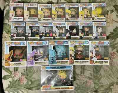 Naruto funko pop lot with NYCC Kaguya and other exclusives (read description)