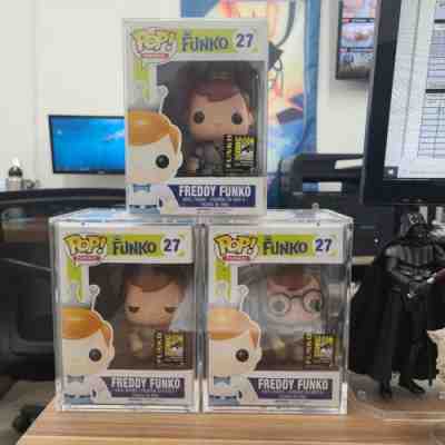 freddy funko Ghostbusters set of 3.