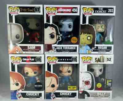 Funko POP! Sam 57 Jack Torrance Chase Regan 203 Chucky 56 315 Billy SDCC +CASES