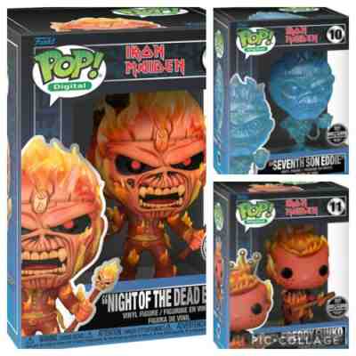 Funko Iron Maiden Limited Edition - 3 Total Pops! - Grail Only 666 Ever!