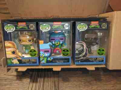 TMNT Digital NF T Physical Pops: Bebop, Freddy, Casey Set Of 3! Funko Pop! LEð??¥