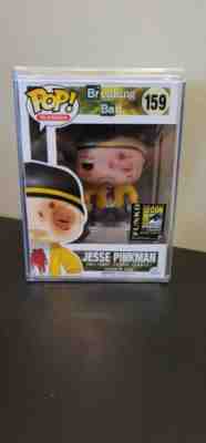 Funko POP Breaking Bad Beat Up Jesse Pinkman SDCC 2014 Exclusive. Rare! Hard...