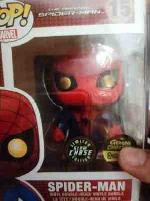 Funko Pop Spider-Man #15 Chase Exclusive Chase Gemini