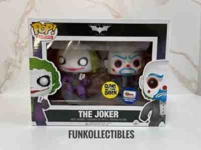 Funko Pop! Joker/Bank Robber (GITD) 2-Pack Gemini Collectible Exclusive LE480pcs