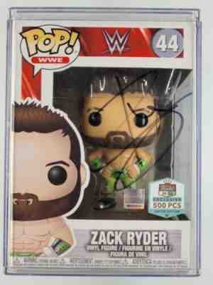 Funko Pop! WWE #44 Zack Ryder Funko HQ Exclusive 500 Pcs. LE W/Auto Matt Cardona