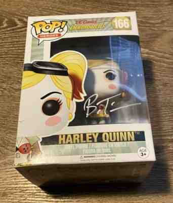 Bruce Timm Harley Quinn signed funko pop PSA/DNA COA