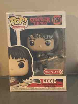 Funko Pop Eddie with Guitar #1250 Stranger Things Exclusive 8x Lot