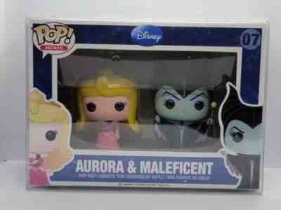 Funko Pop Minis Aurora and Maleficent 2-Pack 07 Vinyl Figures Rare