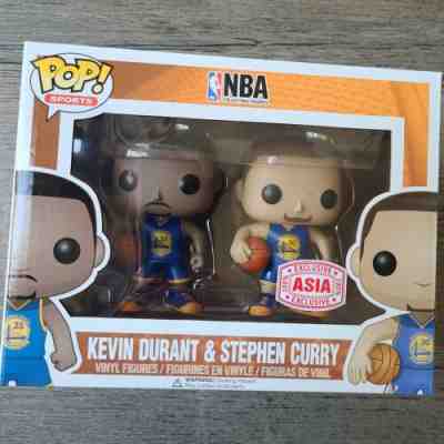 Kevin Durant & Steph Curry 2-Pack - *RAREST NBA POP!* - Unreleased Canceled