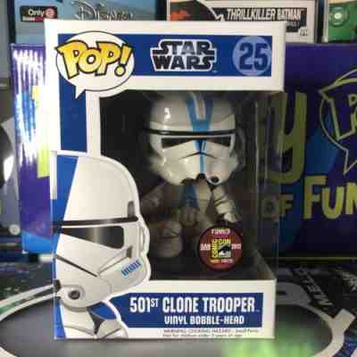 Star Wars Funko Pop SDCC 2012 501st Clone Trooper