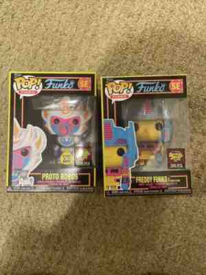 2022 Fundays - Freddy Funko As Optimus Prime BL & Proto Robos Glow - New In Box