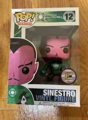 Funko Pop Sdcc 2011 green lantern metallic sinestro Le 480 peices