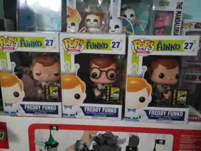 Freddy Funko Ghostbusters Venkmen Stantz Spengler 1/300 SDCC 2014 Fundays