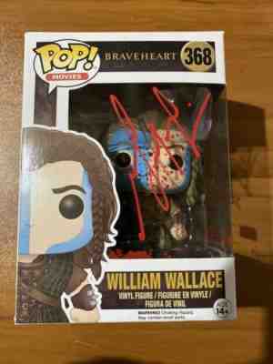 Mel Gibson Signed Braveheart Bloody William Wallace 368 Funko JSA XX33587