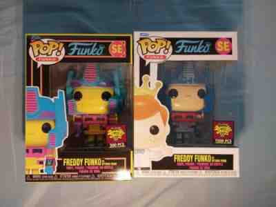 Pop! Freddy Funko Fundays Transformers Optimus Prime 2022 SDCC Bundle (In Hand)