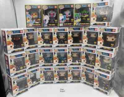 Funko Pop 2022 Fundays Box of Fun Blacklight Complete Set of 26