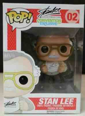 Funko Pop! Stan Lee 01 NYCC 2013 1st Exclusive Signed TRUE BELIEVERS Auto w/COA