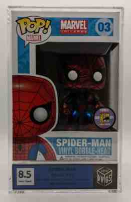 Funko Spider-Man 03 Metallic SDCC 2011 VVGS Graded