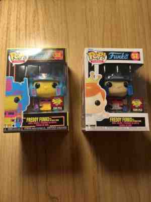 Pop! Freddy Funko Fundays Transformers Optimus Prime 2022 SDCC Bundle Set