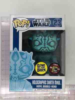 Funko Pop! Star Wars Holographic Darth Maul SDCC Exclusive w/ Pop Armor