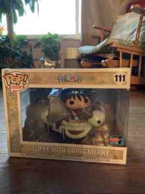 Luffy With Going Merry Funko Pop NYCC Comic Con 2022 One Piece 111 Chase