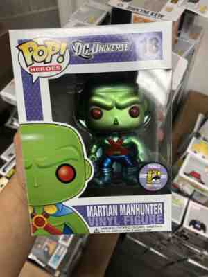 Funko Pop Heroes DC Universe Martian Manhunter 2011 SDCC