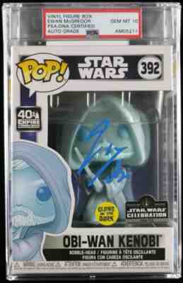 Ewan McGregor SIGNED Obi-Wan Kenobi Star Wars Celebration LE 3000 #392 Funko Pop