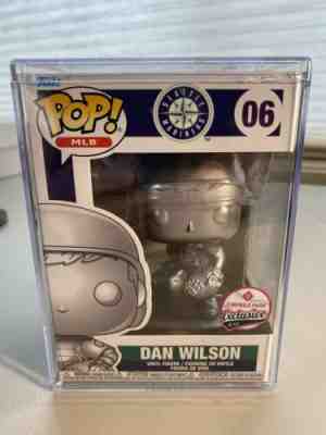 2022 Seattle Mariners Dan Wilson Funko Pop! SUPER RARE SILVER!! SGA 9/10/22 NIB!