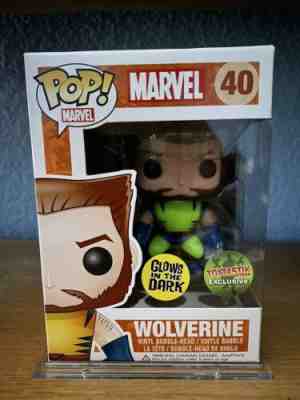 Wolverine Unmasked Toytastik Glows In The Dark Funko Pop! LE 500 #40 HOLY GRAIL