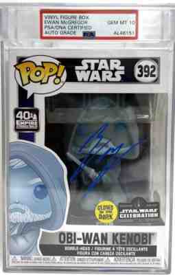 Funko Pop! STAR WARS Obi-Wan Kenobi #392 Star Wars Celebration 2020 PSA Gem 10