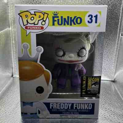 FUNKO POP THE DARK KNIGHT JOKER FREDDY DC Batman FUNDAYS SDCC 2014 1/96 RARE