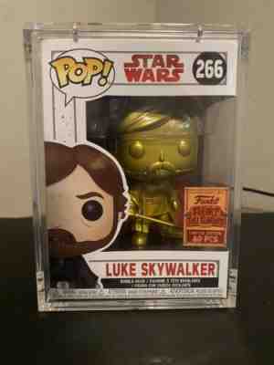 Gold Luke skywalker funko pop Tiki Fundays 80 Pieces