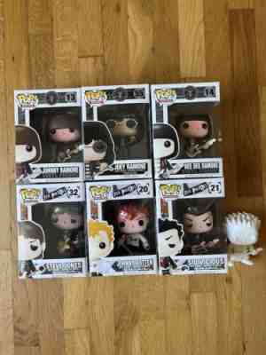 Sex Pistols/Ramones Funko Pop Set And Sid Vicious Prototype