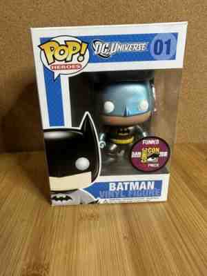 Batman Metallic SDCC 480pc Funko Pop! 2010 #01 OG Mega Grail