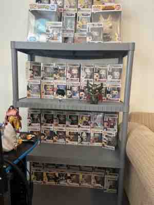 Massive Anime Funko Pop Collection Lot with Rare Pops, Vaulted, Chase