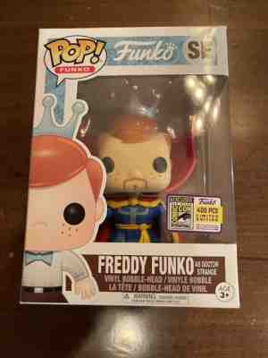 Funko Pop Freddy Funko as Dr Strange 2017 SDCC Funko Fundays Exclusive