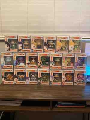 20 DBZ DUB Anime Voice Actor Funko Pop Signed Witnessed Set