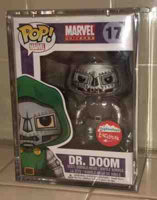 FUNKO POP DR. DOOM Metallic Gray FUGITIVE EXCLUSIVE Marvel 2013 GRAIL!