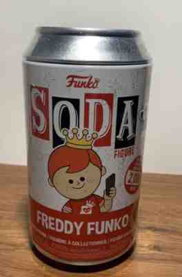 FUNKO SODA SOCIAL MEDIA EXCLUSIVE FREDDY FUNKO SEALED CAN 1/2000 RARE CHASE 1/6