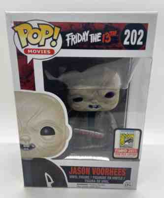 Funko POP Jason Voorhees Unmasked SDCC 2015 202 LE 1008 Friday 13th Horror Grail