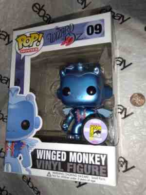 Funko Pop Wizard of Oz WINGED MONKEY #09 METALLIC Exclusive SDCC 2011 LE 480 HTF