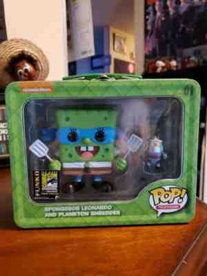 Funko Pop SpongeBob Leonardo SDCC Exclusive Limited Edition Vaulted Rare Htf...