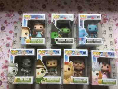 Funko Pop Vinyl The Wizard of Oz Full Set 07, 08, 09, 38, 39, 40, 41