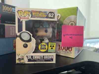 Funko Pop! Dr Emmett Brown #62 Glow in the Dark Con Exclusive Back To The Future