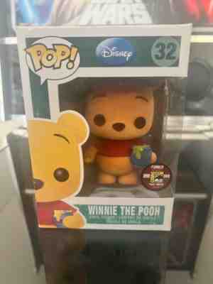 Disney Funko Pop Winnie The Pooh Flocked 1/480 SDCC 2012 Exclusive RARE! vintage