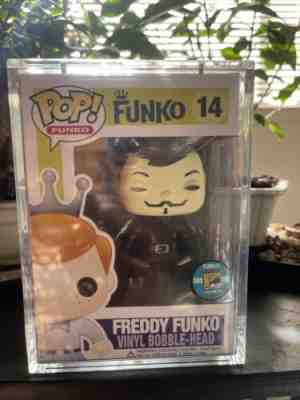 funko pop!Freddy funko SDCC 2012 Freddy as V for vendetta LE 96 Mint