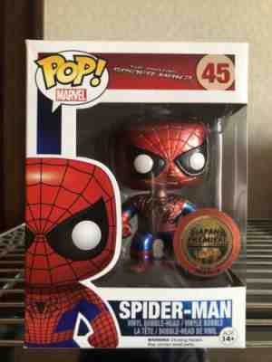 Funko POP Amazing Spider-Man 45 JAPAN PREMIERE Metallic 2box And Common 45 Bumbl