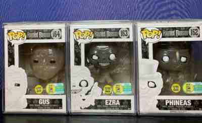 Haunted Mansion Ezra, Phineas, and Gus funko pop sdcc