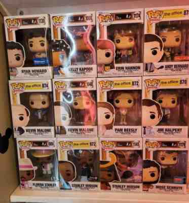 The Office Funko Pop Lot (54 pieces with included values from Funko and HobbyDB)